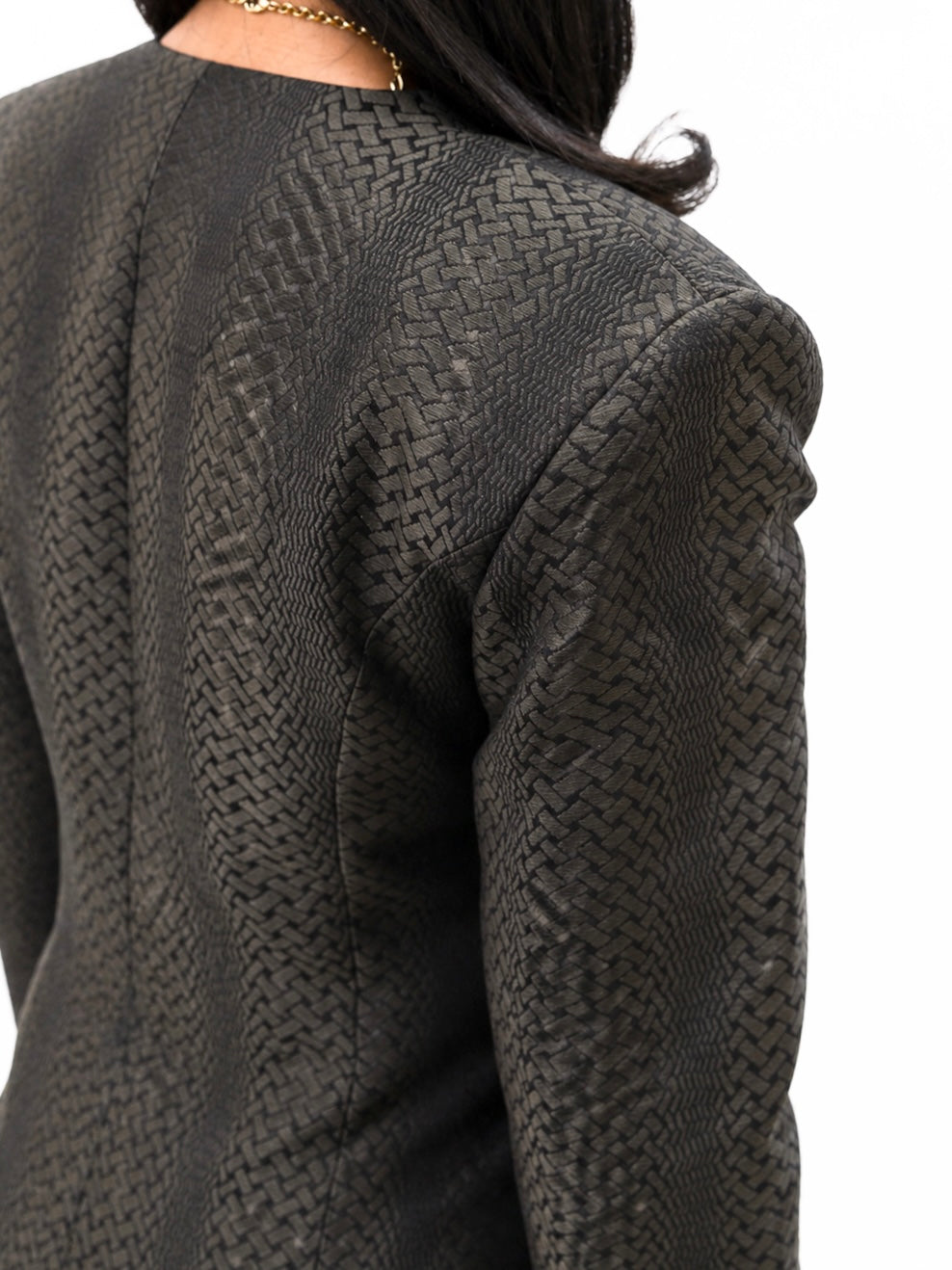 RIAH Textured Tailored Suit Blazer